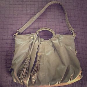 Leather tan purse